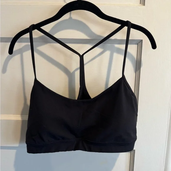 Lululemon Flow Y Bra *Nulu — Black — Size 14 - Picture 5 of 5